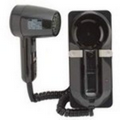 Jerdon 1600W Wallmount Hair Dryer-Black